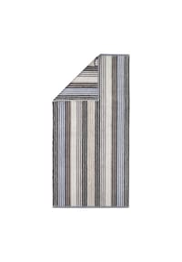 Cawö - Handtuch "Unique", Streifen  - grau