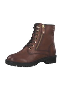 s.Oliver - Leder Stiefelette - Cognac