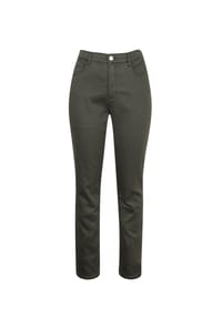 STOOKER® - MILANO PRINT Damen 5-Pocket-Jeans lang - green minimal