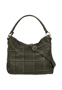 Samantha Look - Shopper Echt Leder, Made In Italy - blau