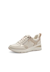 Tamaris - Sneaker, Keilabsatz, Zuglasche, für Damen - 171 WHITE/SILVER