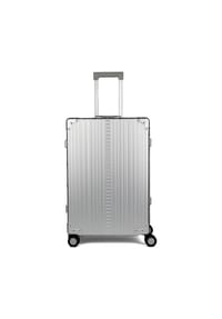 ALEON Traveler - Traveler 4-Rollen Trolley 67 cm mit Kleidersack - platinum
