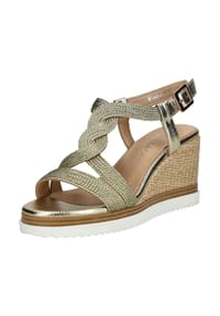 REGARDE LE CIEL - Leder/Textil Sandalen - Gold
