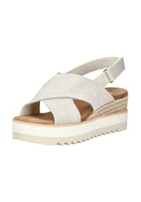 TOMS - Textil Sandalen - Natural