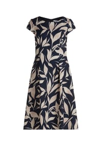 BETTY & CO - Cocktailkleid mit Aufdruck - Dark Blue/Nature