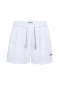 CHIEMSEE - Shorts mit Troddeln am Bundbändchen - 11-0601 Bright White