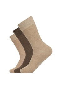 s.Oliver - Socken Essentials, 3er-Pack, geripptes Bündchen - 5502 DENIM MIX