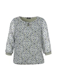VIA APPIA -DUE- - Bluse Große Größen - salbei multicolor