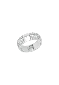 JOOP! - Ring für Damen, 925 Sterling Silber, Zirkonia synth. - Silber