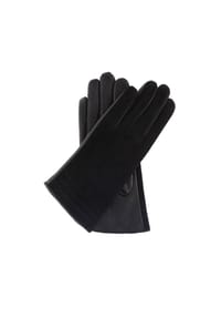 Kazar - Handschuhe aus Leder in Schwarz mit Wildlederbesatz - Schwarz