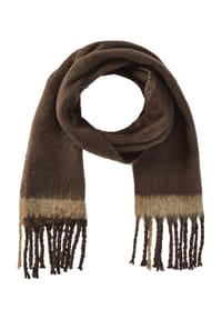 MANGUUN - Schal, Fransen, für Damen - BROWN