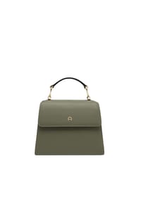 AIGNER DELIA - Handtasche, Rindsleder, für Damen - 0613  MOSS GREEN