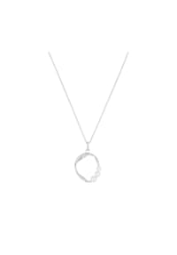 TOM TAILOR WOMEN - Kette mit Anhänger für Damen, Silber 925, Süßwasserzuchtperle - silber
