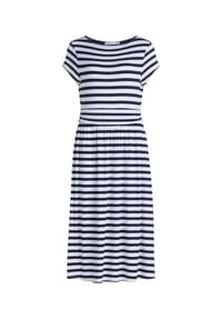 BETTY & CO - Jerseykleid mit Streifen - Dunkelblau/Weiß