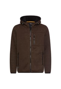 camel active - Fleecejacke mit Teddy Futter - Sepiabraun