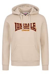 LONSDALE™ - Herren Kapuzensweatshirt schmale Passform HOODED CLASSIC LL002 - Black