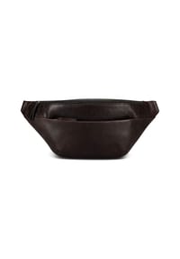 JOST LONDON - Umhängetasche London, Leder, Reißverschluss - BRAUN
