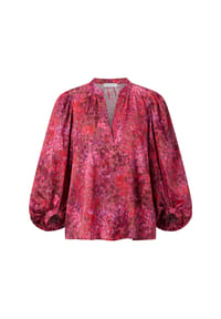 rich&royal - Shirtbluse, Split-Neck, für Damen - 686 MULBERRY