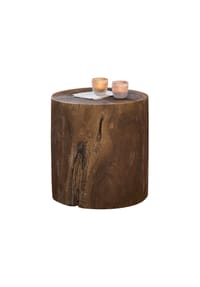 LOBERON - Beistelltisch Briarfield braun - braun