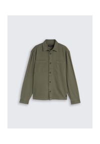 DENIM TOM TAILOR - Freizeithemd, Regular Fit, Langarm, Kent-Kragen, für Herren - 23802 OLIVE GREEN