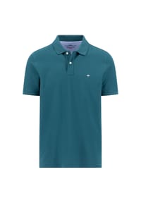 FYNCH-HATTON® - Hemd, gerader Schnitt, Kurzarm, Polokragen, Herren - 673 TEAL