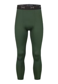 TAPOUT® - Herren Funktionsleggings schmale Passform TRAINING LEGGING - Black/Black