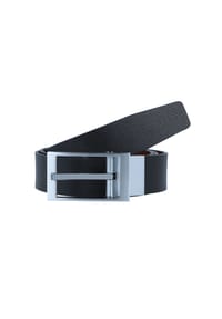 PORSCHE DESIGN - Delaware Wendegürtel Leder - schwarz - darkcognac