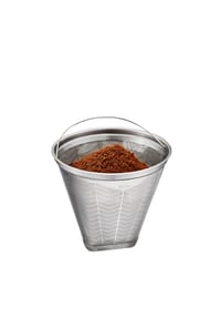 GEFU® - Kaffeefilter Dauereinsatz "Flavo" Gr.4 - SILBER