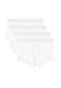 Marc O'Polo - Hipster Short / Pant 4er Pack Iconic Rib - Weiß