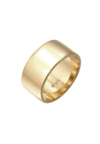 elli. PREMIUM - Ring Basic Bandring 375 Gelbgold - Gold
