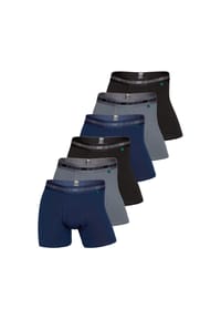 jbs - Long Short / Pant 6er Pack Bamboo - Blau / Dunkelblau / Schwarz