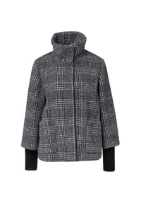 s.Oliver BLACK LABEL - Übergangsjacke, Stehkragen, für Damen - 99W4 GREY/BLACK