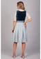 EDELNICE Midi Dirndl Veronika Samt Petrol Bild 11