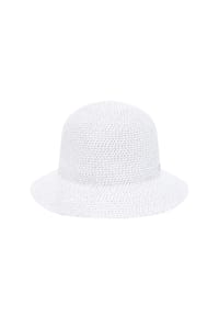SEEBERGER - Fashion Glockenhut, knautschbar, für Damen - 1714 WHITE/SMOKE