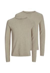 JACK & JONES - Pullover 2er Pack Hill - Schwarz