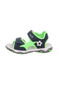 superfit - Veloursleder/Textil Sandalen - Blau/Grün
