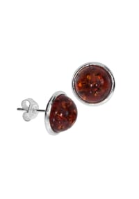 OSTSEE-SCHMUCK® - Ohrstecker , Classic 10 mm , Silber 925/000 - silber