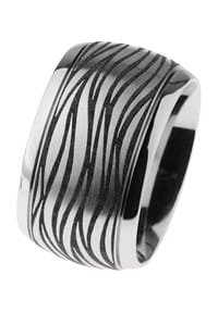 ERNSTES DESIGN - Ring, Edelstahl - SILBER