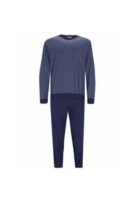 hajo - Schlafanzug Premium Cotton - Rauchblau