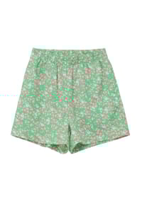 s.Oliver - Shorts, Crêpe-Optik, Gummibund, für Kinder - 73A4 GREEN