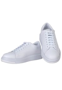 ARMANI EXCHANGE - Herren Sneaker - Schnür-Schuh, Turnschuh Low, Logo, Leder - Weiß