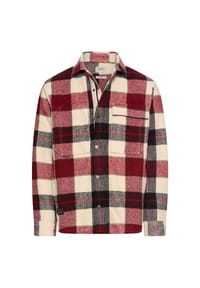 camel active - Overshirt mit Seitentaschen - Bernsteinrot