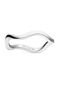 SIF JAKOBS JEWELLERY - Damen Ring "Ellera Waves Pianura", 925er Sterling Silber - GOLD