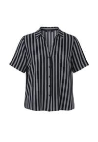 frapp - Bluse Große Größen - navy / offwhite