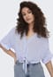 ONLY® Hemdbluse, Reverskragen, Knoten-Detail, für Damen Bild 5
