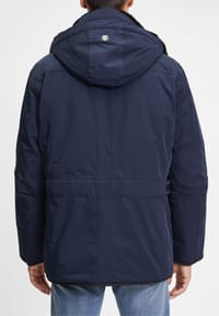 Puppia Bellamy Hundemantel L – Burgunder, Winddicht, Wasserdicht, Mit Fleece-Innenfutter
