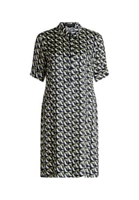 BETTY BARCLAY - Hemdblusenkleid mit Aufdruck - Dark Blue/Green