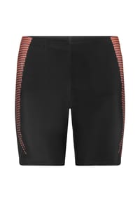 ALEX - Badepants Gradient Graphic, schnelltrocknend, für Herren - E002 BLACK / RED