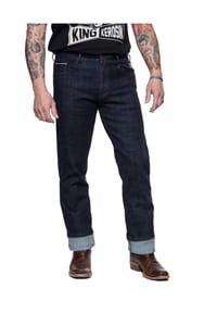 KING KEROSIN - Straight-Jeans mit Cinch-Back Robin - Denim