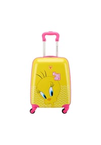 RONCATO Looney Tunes - Looney Tunes Kids - 4-Rollen-Kindertrolley 44 cm (Tweety Giallo) - Bugs Bunny Grigio